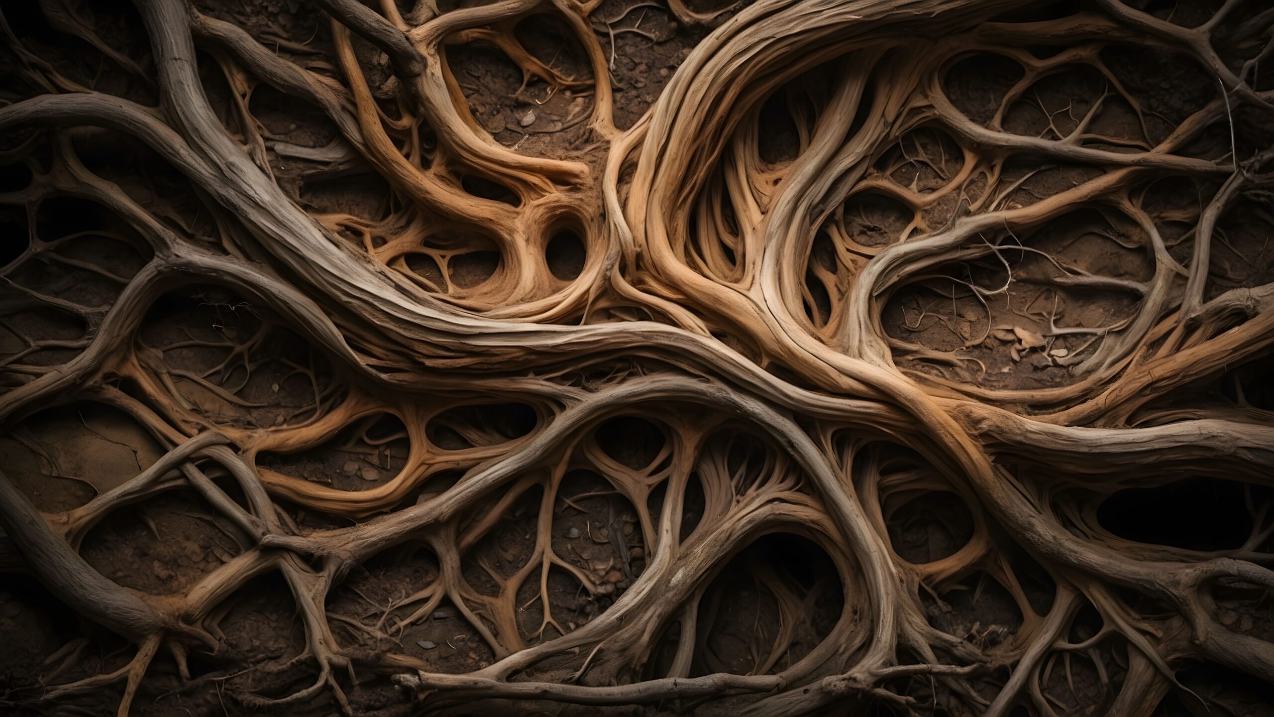 Dark, elegant vine backdrop symbolizing a grounded, nature-led retreat environment in Europe.