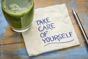 take care of yourself - napkin concept