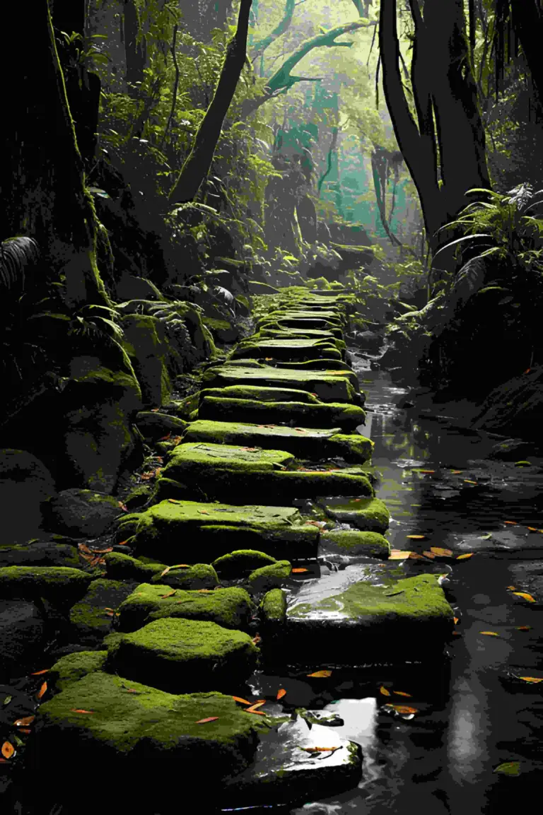 Ayahuasca jungle path
